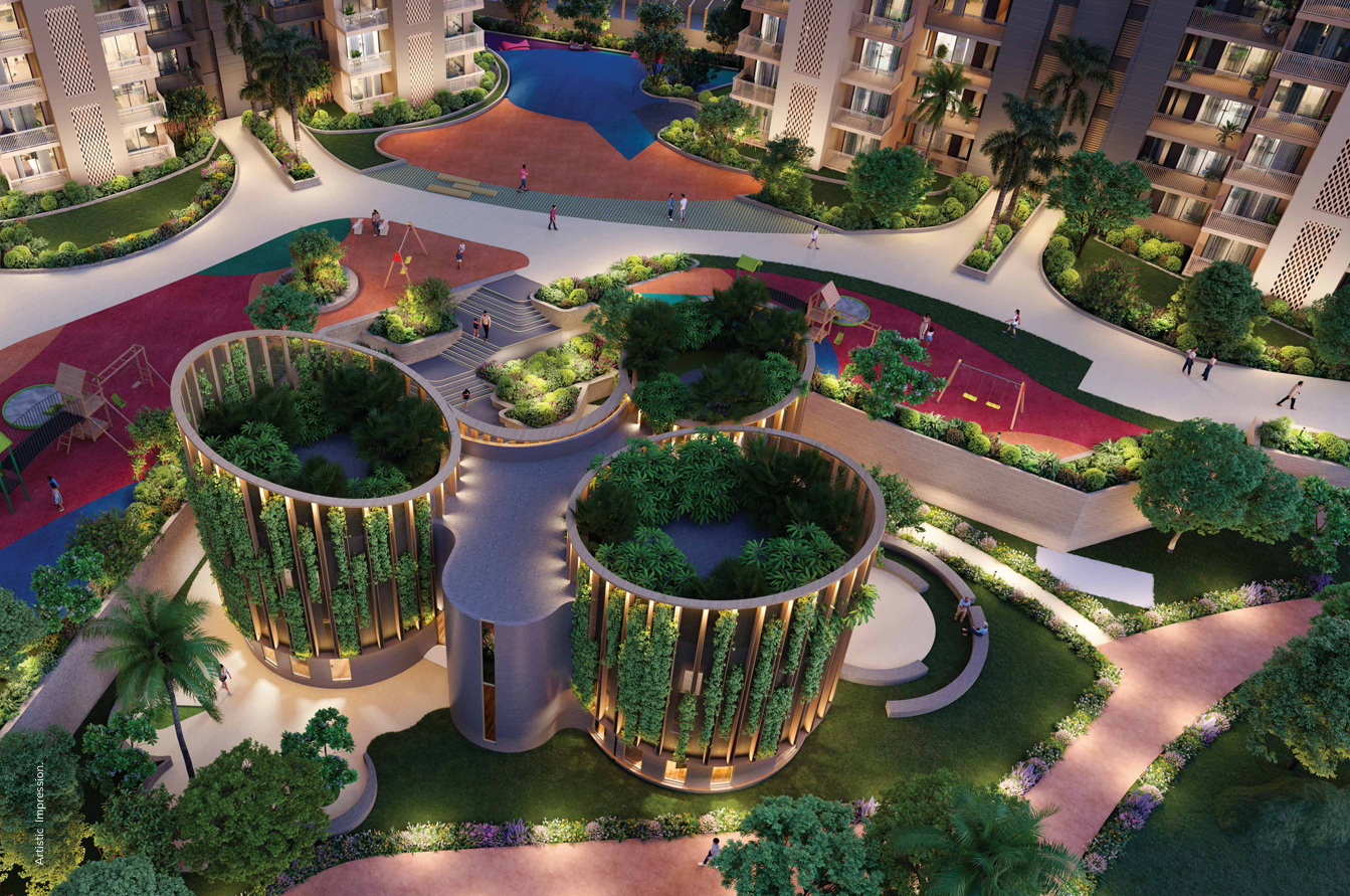 Ashiana Aaroham grand clubhouse with infinity pool and sports amenities Manesar Gurugram