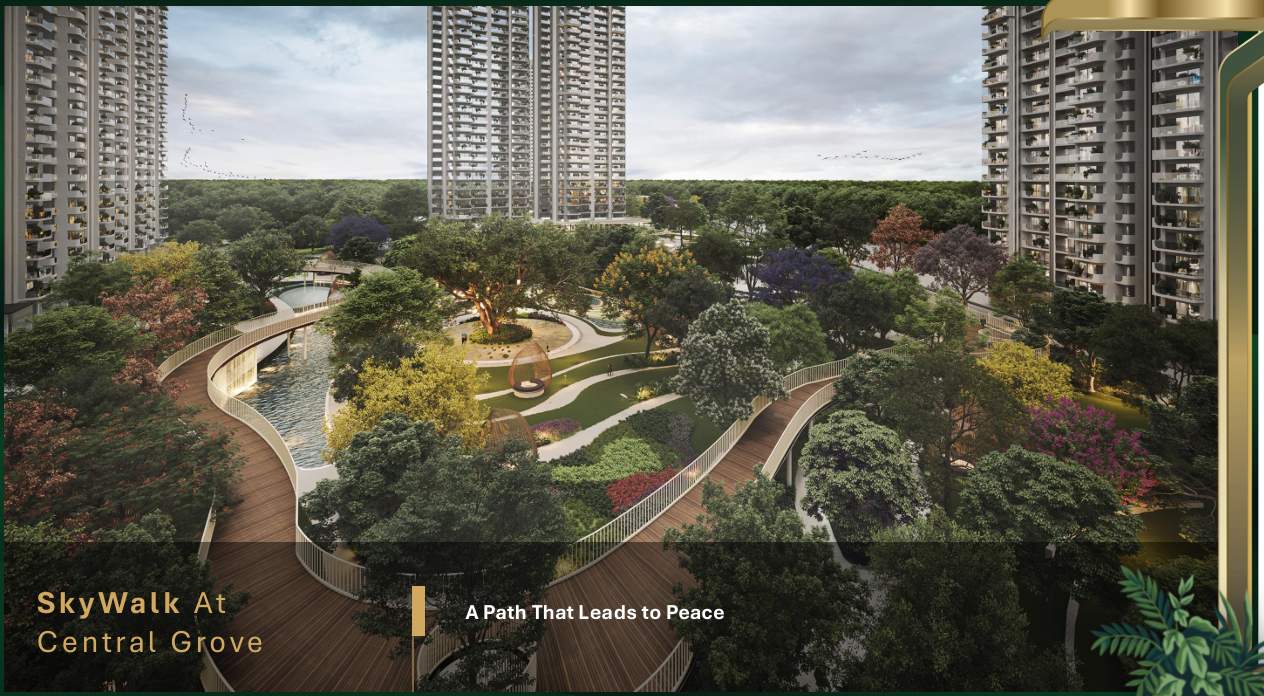 M3M Forestia West 150-acre township forest view from 2.37 crore Gurugram