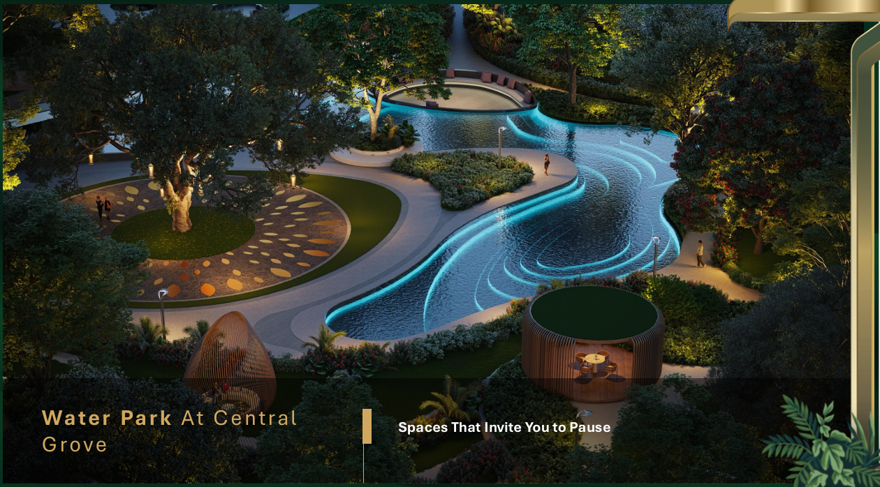 M3M Forestia West Eden Club three pools spa and yoga studio Gurgaon International City