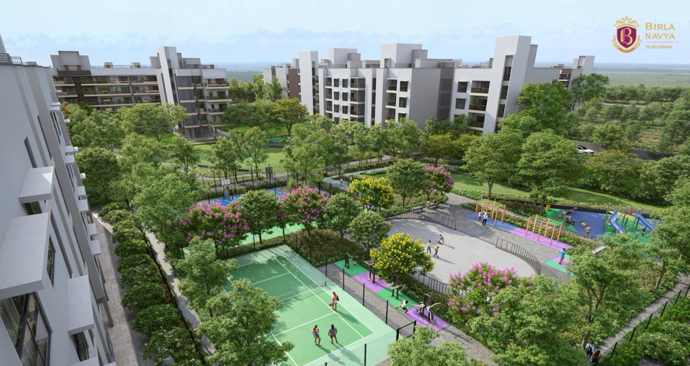Birla Navya Avik Phase 2 lily pond and bamboo garden Sector 63A Golf Course Extension