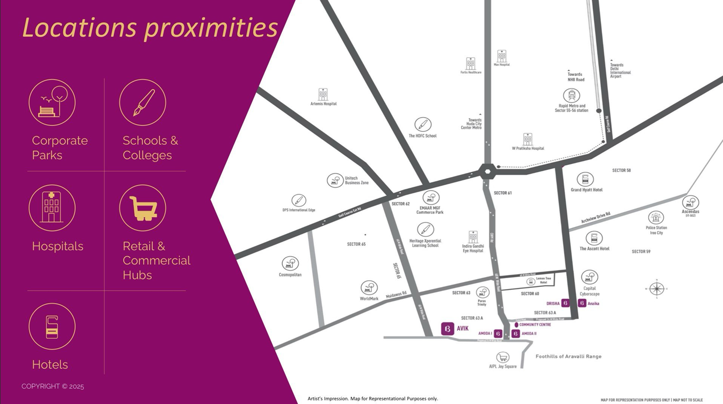 Birla Navya Avik Phase 2 gated community grand entrance Golf Course Extension Road Gurugram